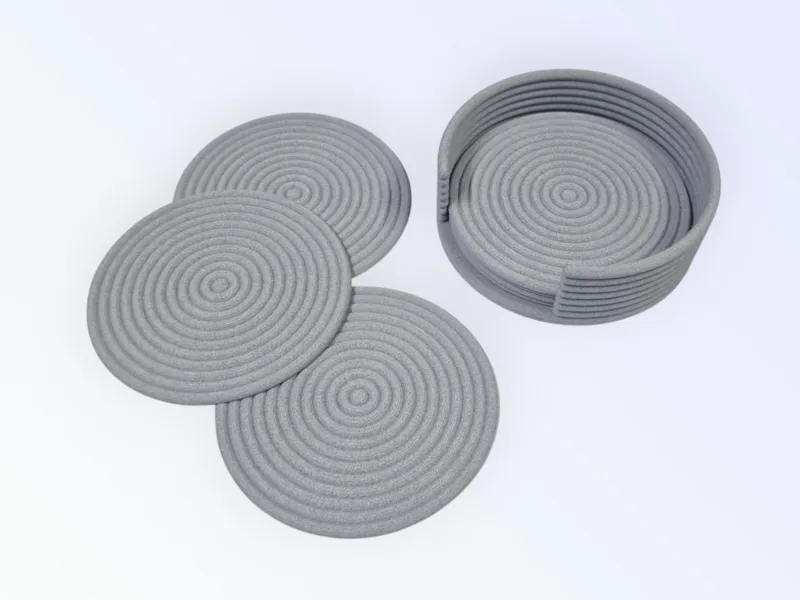 Coaster Set with Holder - Arrengeo collection