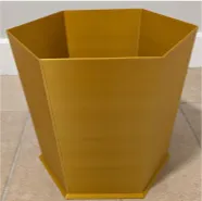 Hex Trash Bin