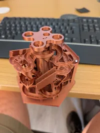 80% for A1 mini, all parts on one plate. 6mm ball bearings