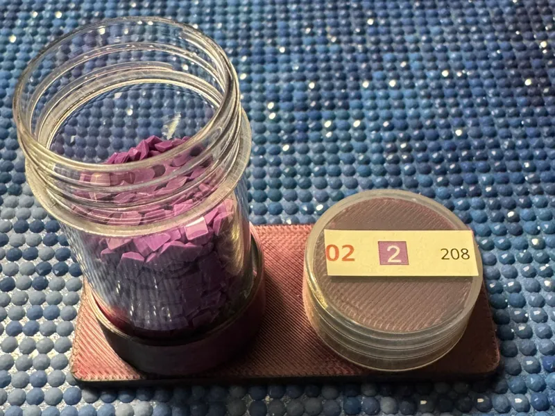Ablage für Diamond Painting Dosen