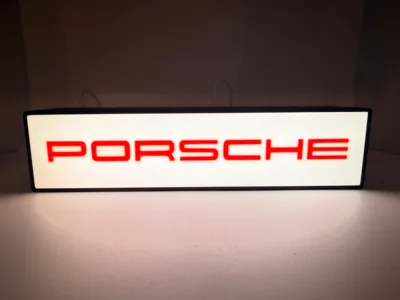 Porsche Logo Lightbox
