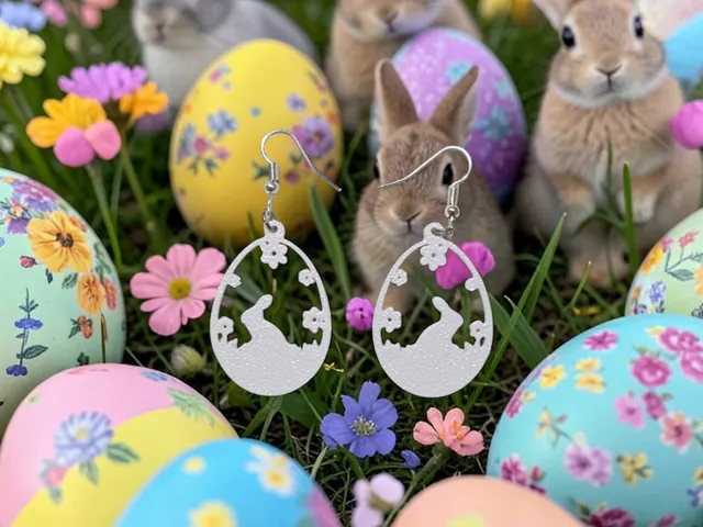 Easter horizon earrings