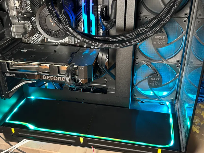 Cache pour boitier NZXT H9 flow
