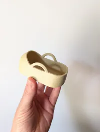 Mini couffin de bebe pour maison de poupee — photo 3
