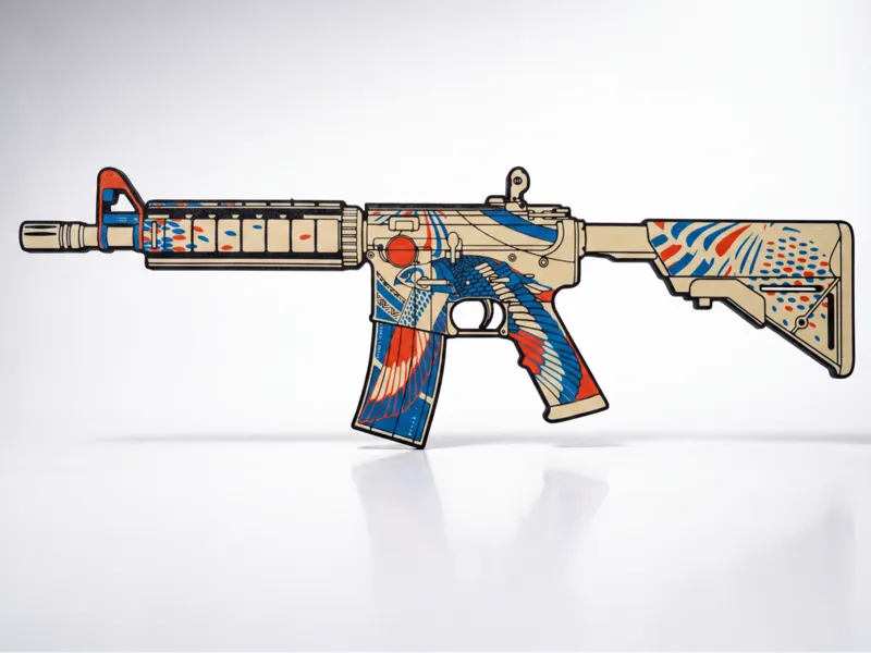 M4A4 | Eye of Horus - 3D Printed Wall Art