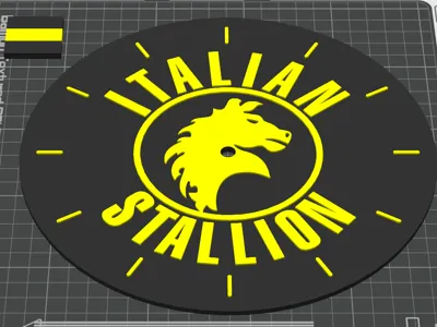 Clock "ITALIAN STALLION"