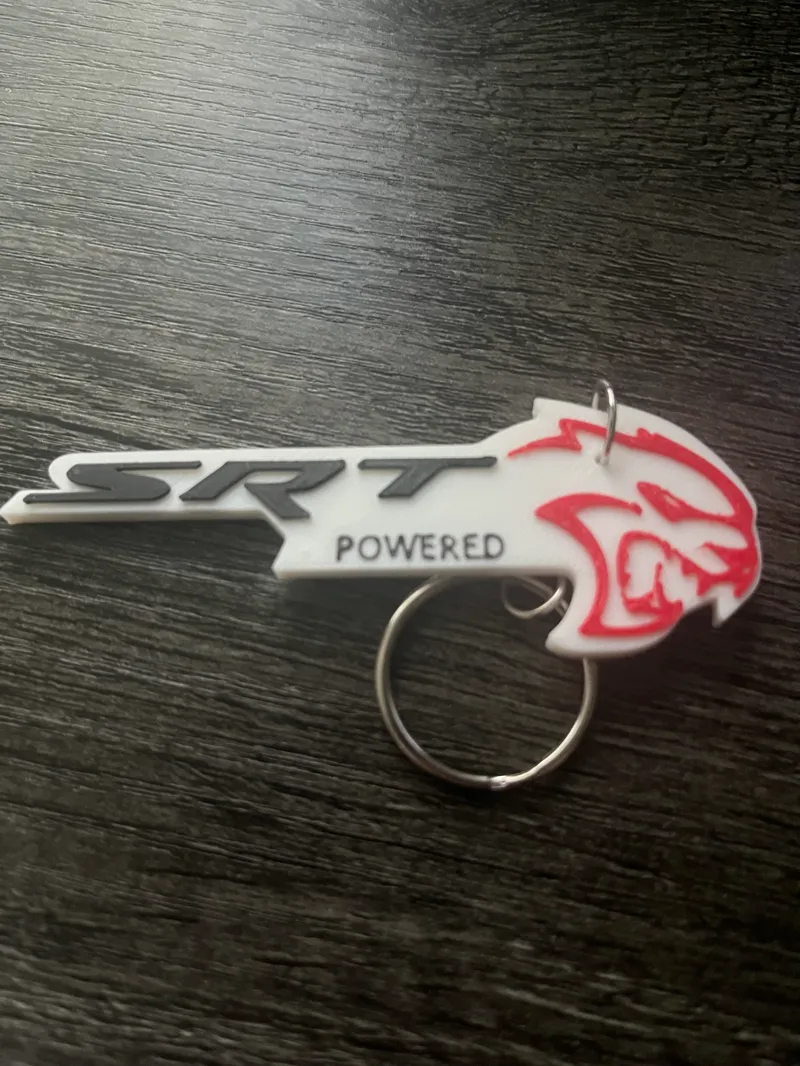 SRT Demon Keychain