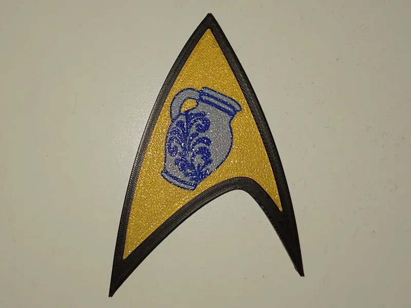 Star Trek Badge Hesse Style mit Bembel
