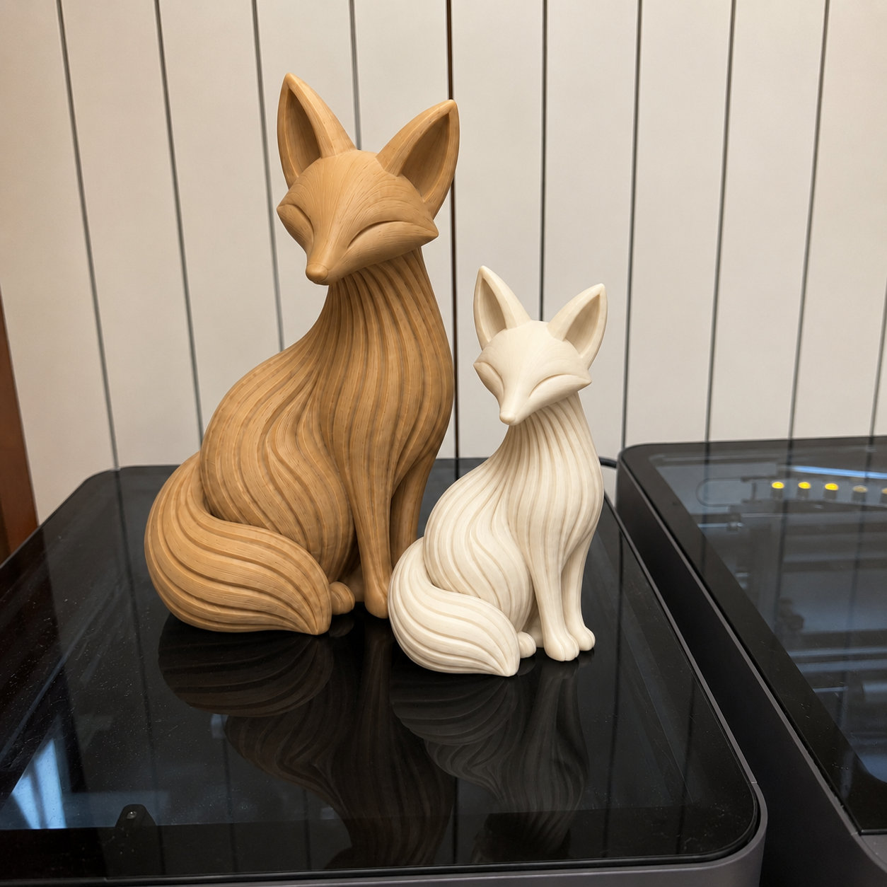 Fox cute animal stylish Japandi Style - 1