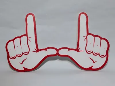 University of Utah “Flash the U” Hands