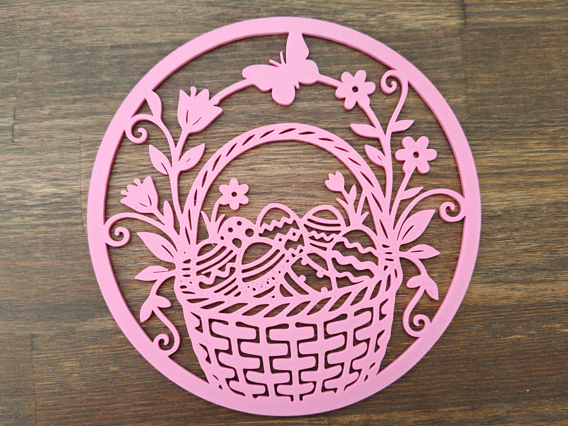 Spring Butterfly & Easter Egg  Window Decoration