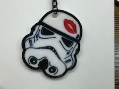 storm trooper valentine keychain