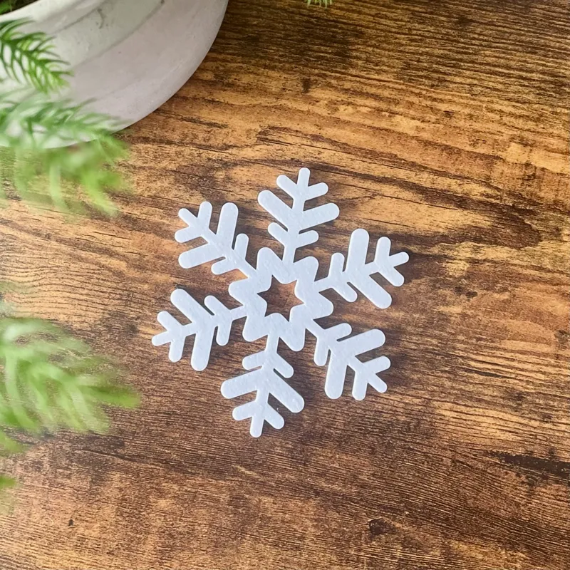Snowflake coaster