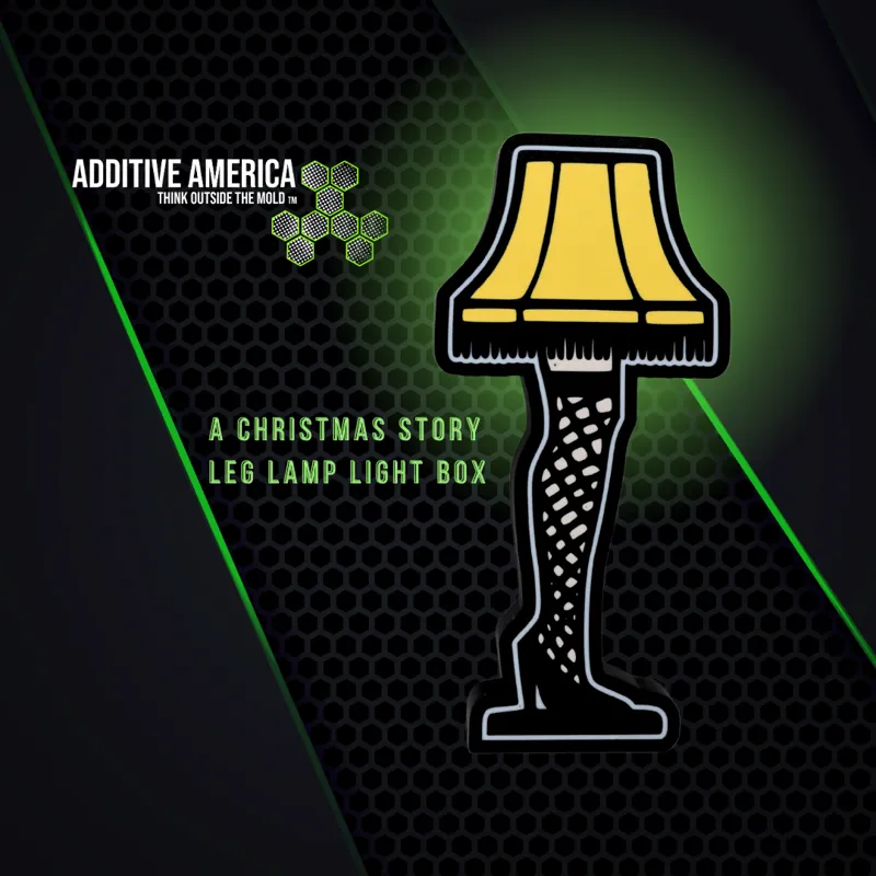 Leg Lamp - A Christmas Story - Light Box