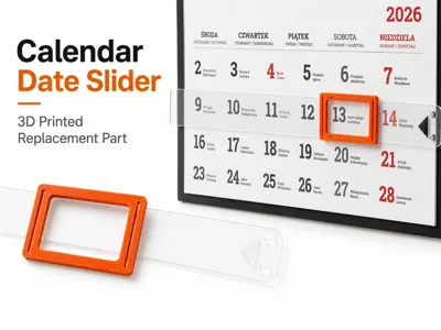 Wall Calendar Date Slider Marker Replacement
