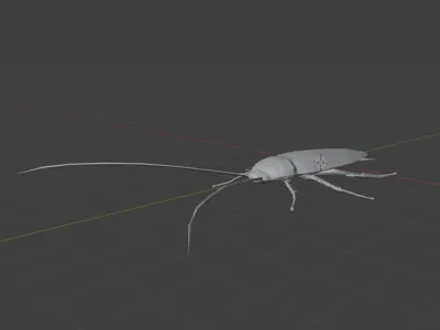 P.T. cockroach 3D model
