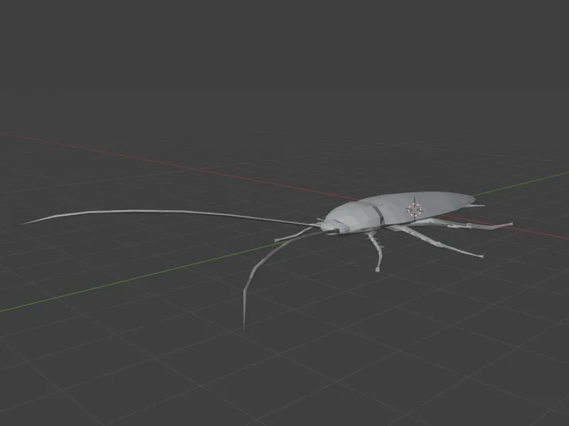 P.T. cockroach 3D model
