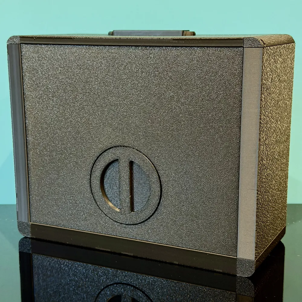 Guitar amplifier money box / coin box - No AMS! - Free 3D Print Model ...