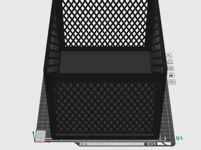 Storage basket max build plate