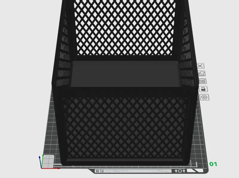 Storage basket max build plate