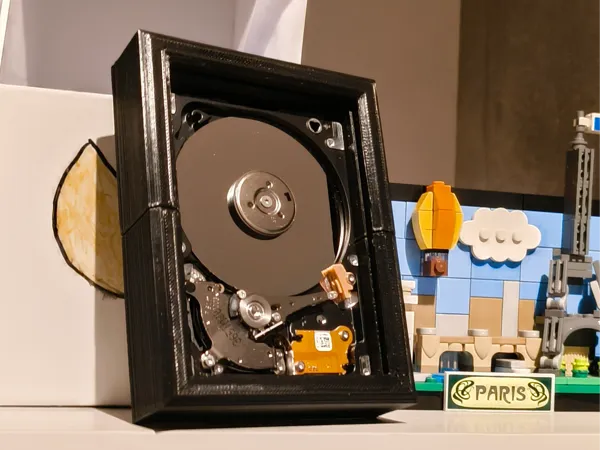 Vitrine d'exposition pour disque dur 2,5 pouces