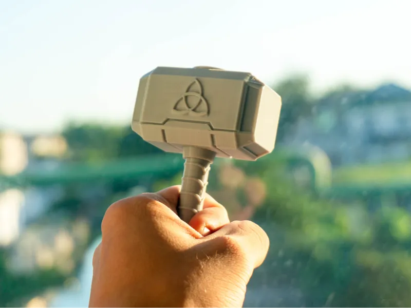 One-Piece Thor’s Hammer –  Spin & Magnet