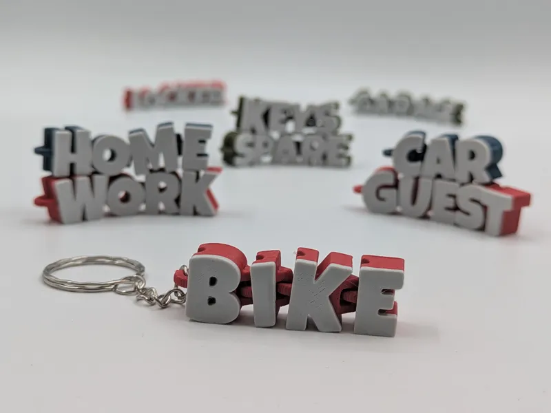 Articulated Keychains - Functional Pack