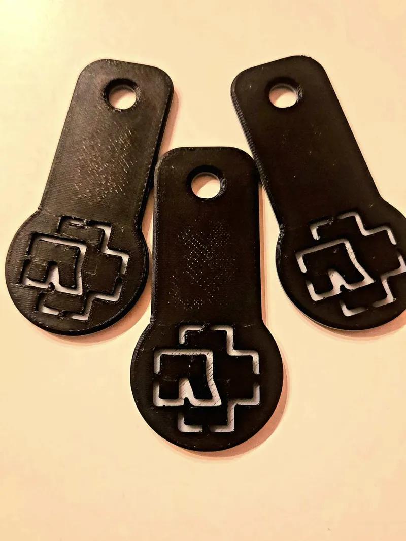 RAMMSTEIN Keychain / shopping cart Token