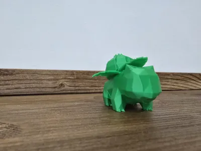 pokemon "bulbasaur" low poly