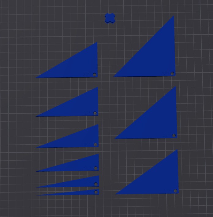 Miniatura 2 do modelo 3D Small Angle Setup Blocks (5°–45°)