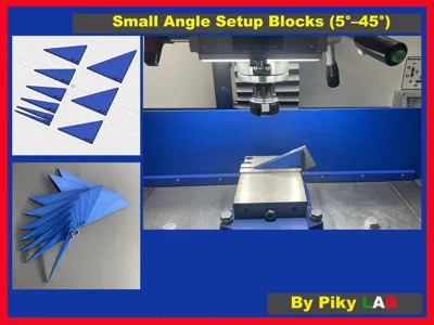 Small Angle Setup Blocks (5°–45°)