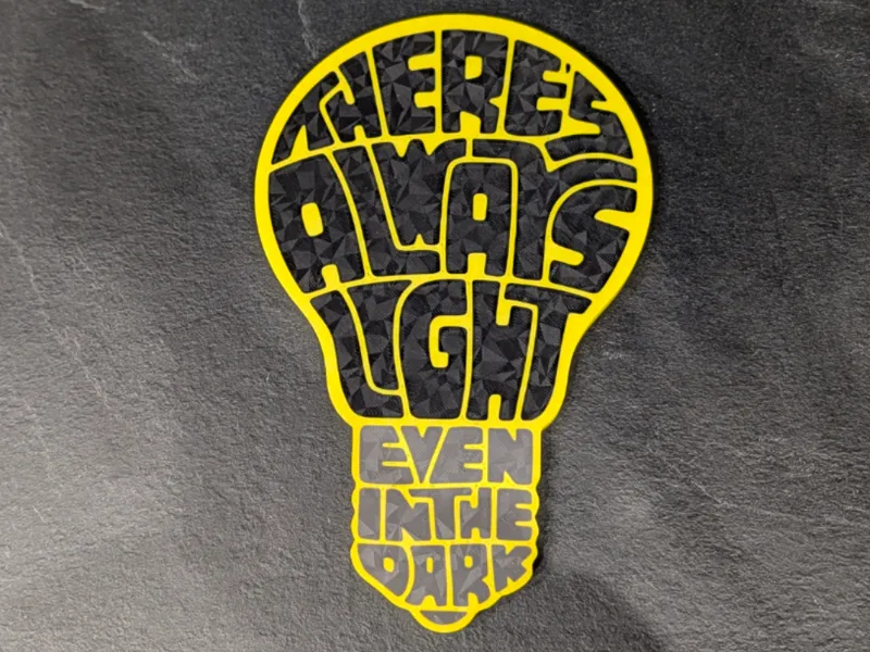 There's Always Light Even in The Dark - Wall Art