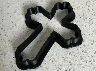Easter Cross Cookie Cutter - Happy Easter!!!!