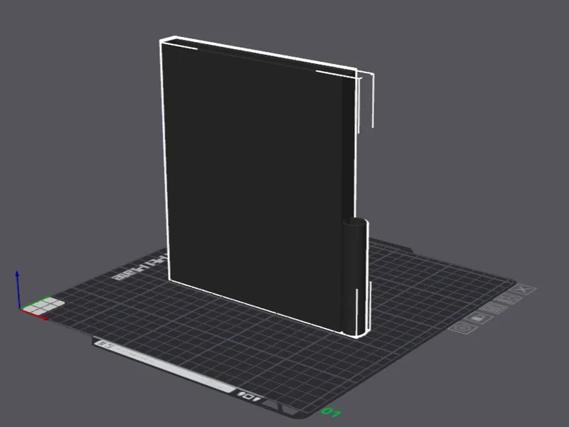 Holder for A5-Paper and pencil