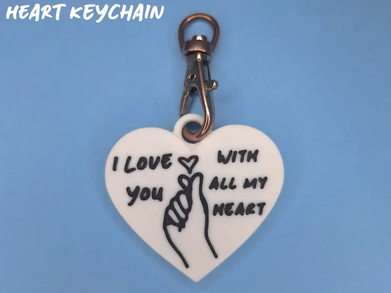 Kpop Heart Keychain