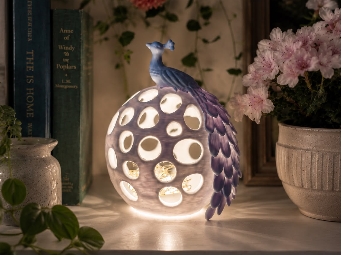 Peacock Glow Lantern LED Decorative Light