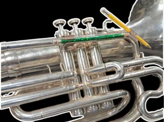 Euphonium pencil holder