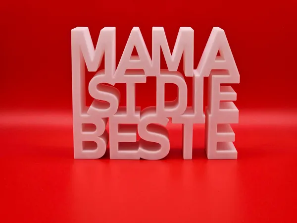 Présentoir Fête des Mères - Meilleure Maman