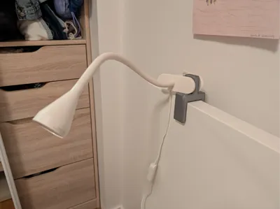 Lamp holder for Ikea Malm bed