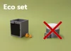 Eco set - 2 plate 2 color