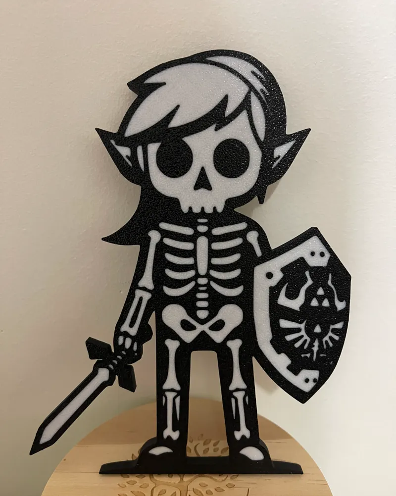 Zelda's Link Skeleton Halloween decor