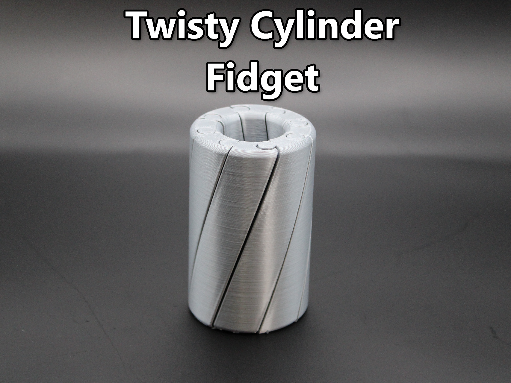 Twisty Cylinder (Print-in-Place Fidget)