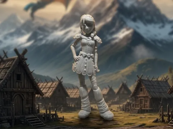 Personagem Astrid - Como treinar o seu dragão
