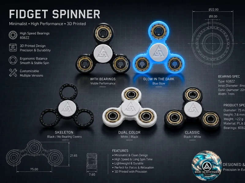 BEST Fidget Spinner - from RGB Slotcover