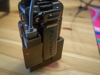 Baofeng UV5R field USB C charger