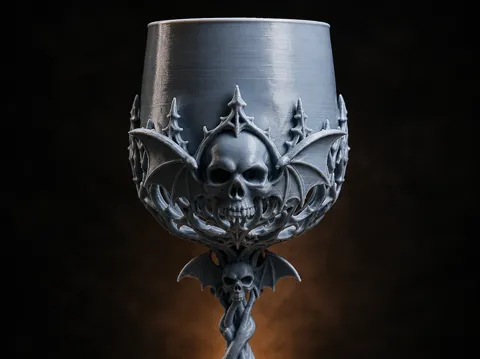 Soporte: Gothic Chalice Halloween Decoration — referencia de MakerWorld