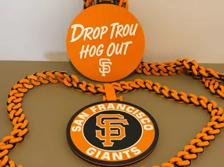 SF GIants Fan Chain - Drop Trou Hog Out