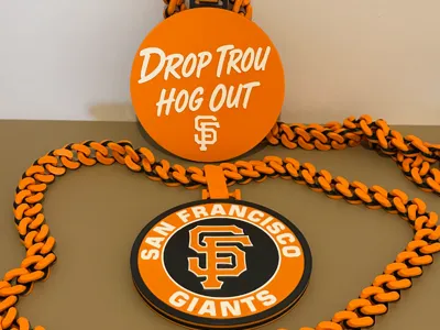 SF GIants Fan Chain - Drop Trou Hog Out