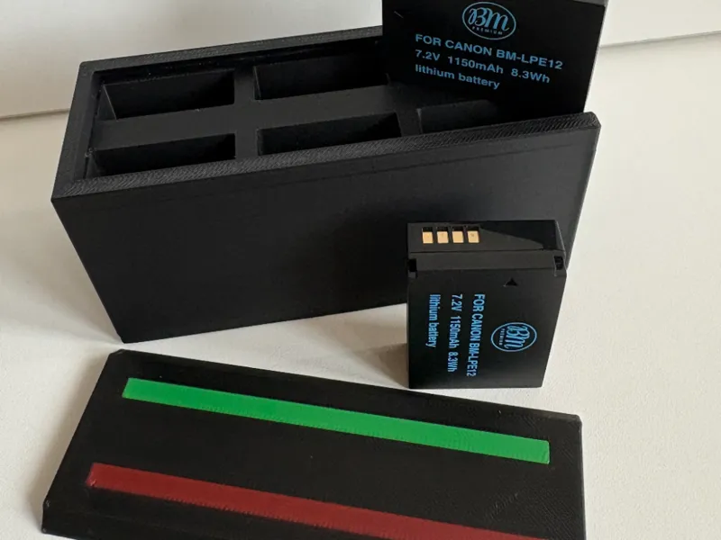Canon M50 (LPE12) 3/6 Battery Case