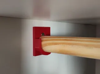 Suporte para cabideiro guarda-roupas